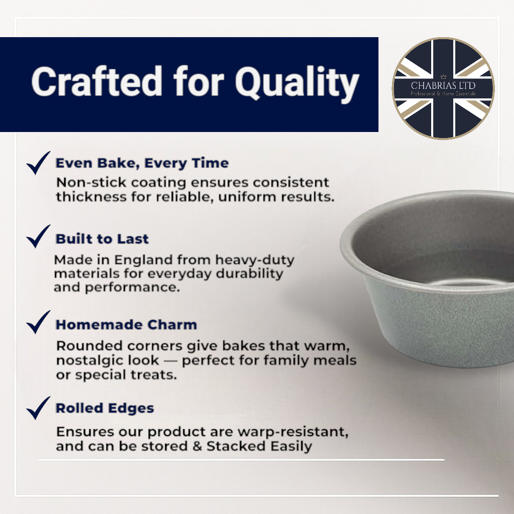 Non-Stick Mini Pie Cups, 3 inches (6 piece) - Premium Kitchen from Chabrias Ltd - Just £9.99! Shop now at Chabrias Ltd
