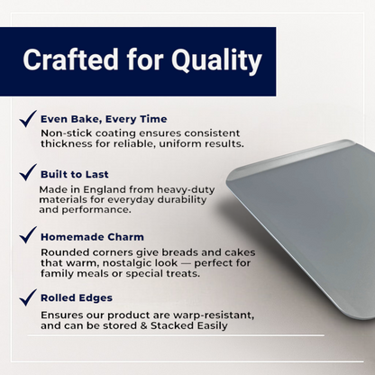 Non-Stick Slide Off Baking Sheet, 33cm (2 piece) - Premium Kitchen from Chabrias Ltd - Just £11.99! Shop now at Chabrias Ltd