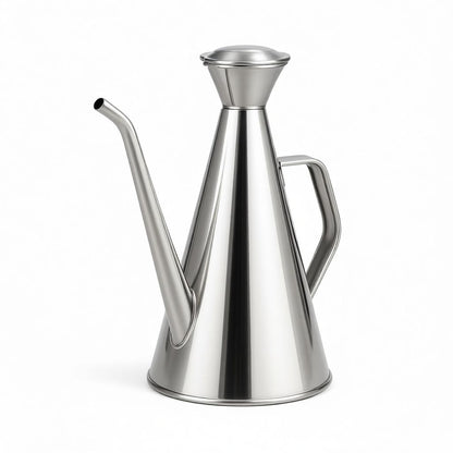 Stainless Steel Oil & Grease Container 500ml – Non-Drip Spout, Food-Safe Oil Storage Pot for Clean Pouring, Frying & Everyday Cooking - Premium  from Chabrias Ltd - Just £12.99! Shop now at Chabrias Ltd