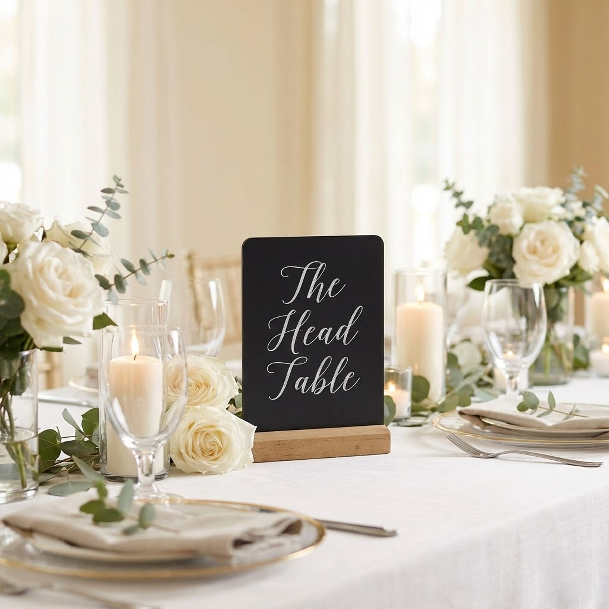 10 pack reusable mini blackboard signs for wedding table numbers and guest names