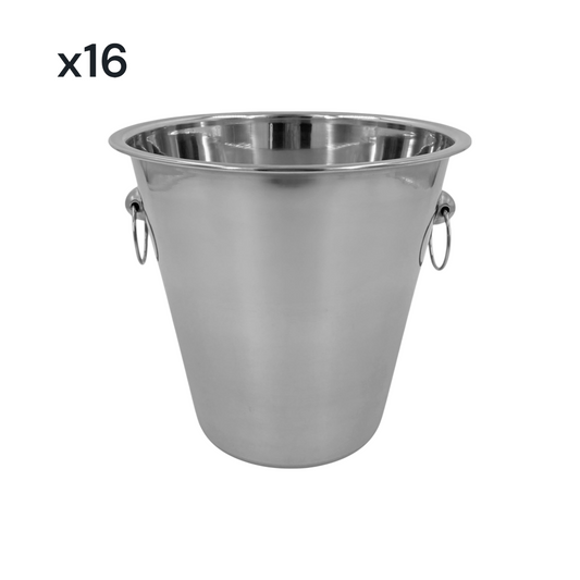 Stainless Steel Ice Bucket, 5L (x16) - Premium Kitchen from Chabrias Ltd - Just £129.99! Shop now at Chabrias Ltd