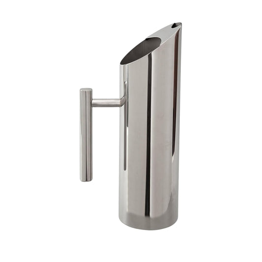 Stainless Steel Water Jug 1.5L - Polished Metal Pitcher with Handle, Rustproof & Durable