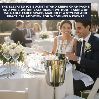 Premium Stainless Steel Wine & Champagne Ice Bucket