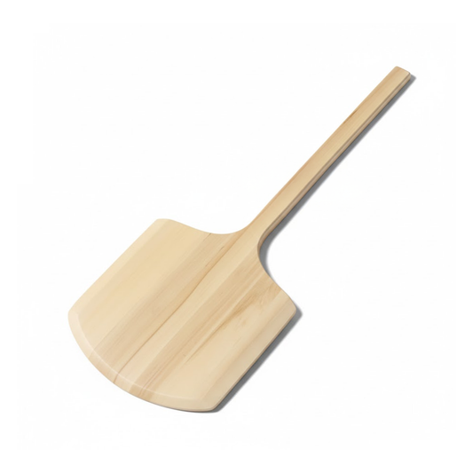 Extra-Large Professional Wooden Pizza Peel with Long Handle - Tapered Edge Pizza Paddle 14" x 16"