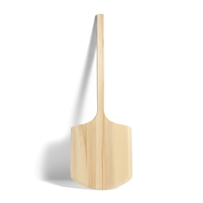 Extra-Large Professional Wooden Pizza Peel with Long Handle - Tapered Edge Pizza Paddle 14" x 16"