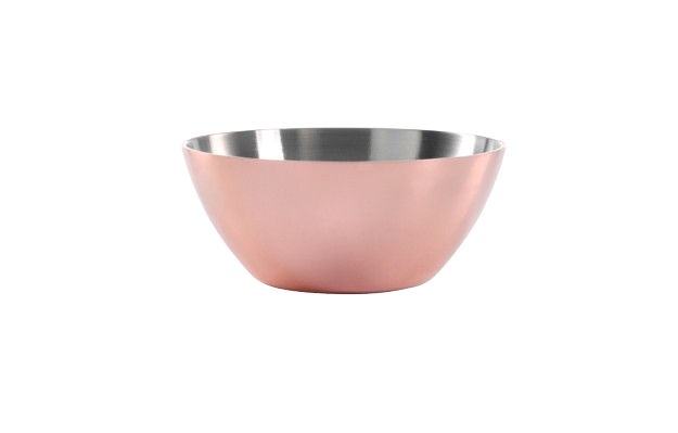 Small Copper Clad Serving Bowl