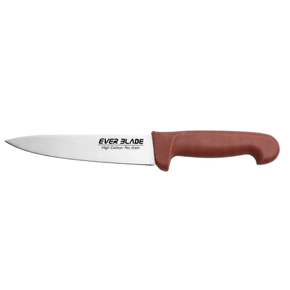 chef knife 160mm with brown handle landscape view
