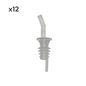 Whiskey Spirit Pourer, Clear (x12) - Premium Kitchen from Chabrias Ltd - Just £7.59! Shop now at Chabrias Ltd