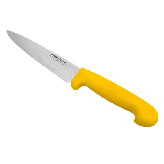ever blade colour coded chef knife 190mm with yellow handle on white background