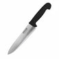 ever blade chef knife 200mm with black handle on white background