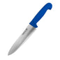 ever blade colour coded chef knife 200mm with blue handle on white background