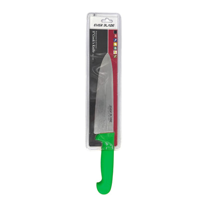ever blade chef knife 200mm with green handle in packaging