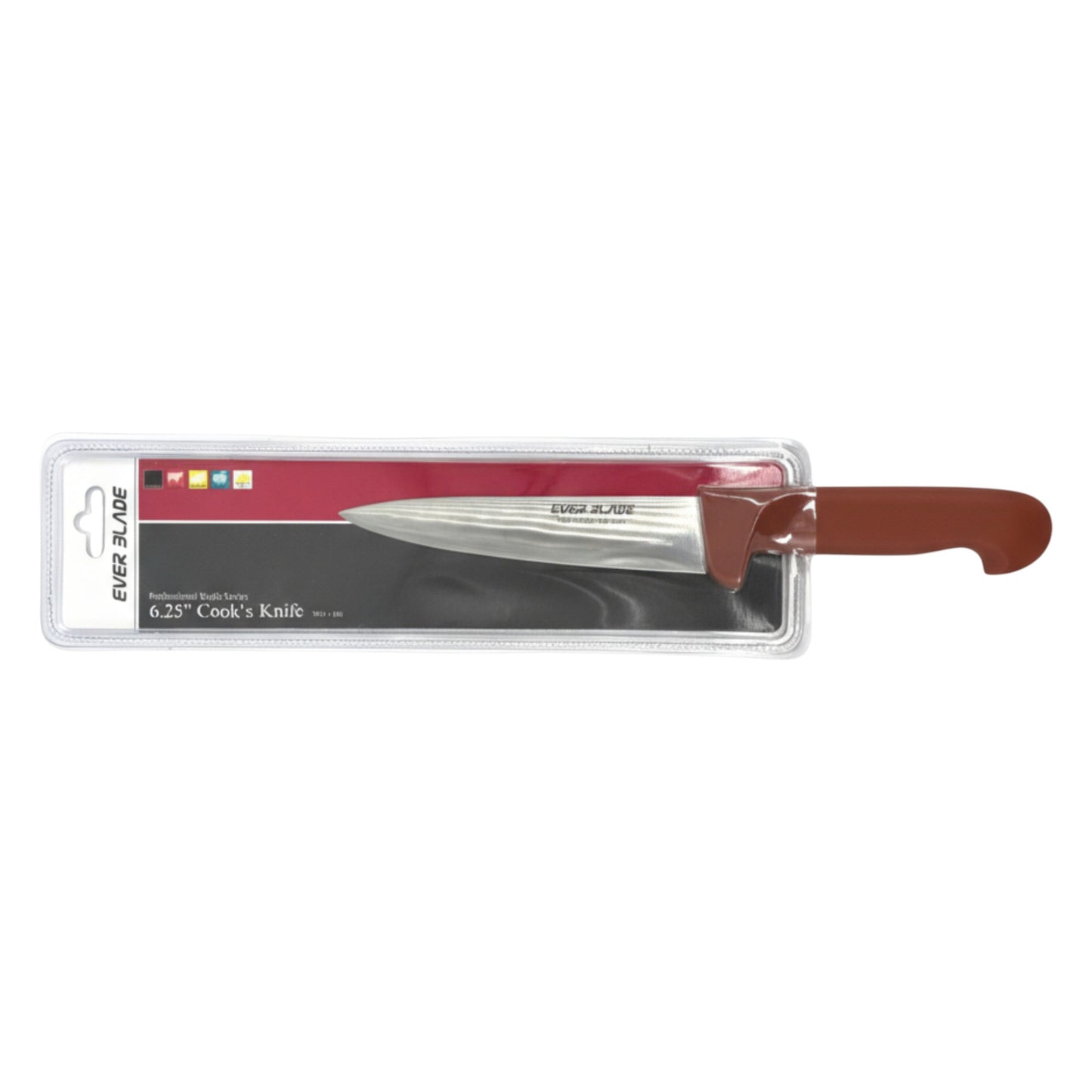 ever blade chef knife 160mm brown handle packaging landscape view