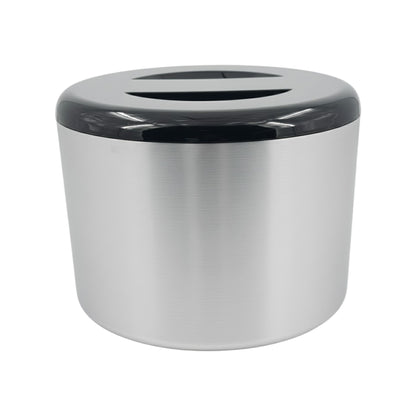 10 Litre Plastic Ice Bucket With Lid, Tongs & Removable Draining Liner, Brushed Aluminium - Premium Home from Chabrias Ltd - Just £19.99! Shop now at Chabrias Ltd