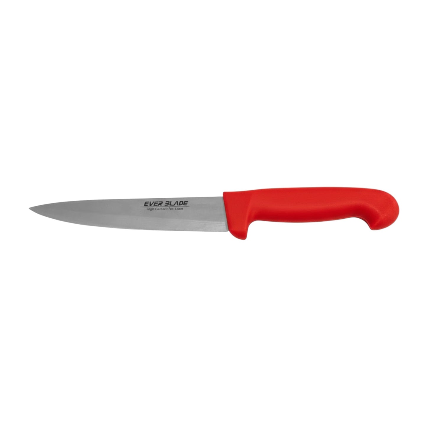 colour coded red handle chef knife supporting haccp food safety systems