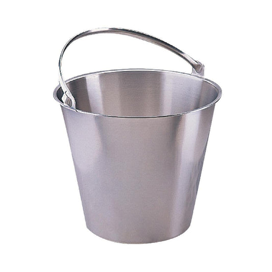 12L Stainless Steel Bucket Strong Handle Durable for Home & Commercial - Premium Buckets from Chabrias Ltd - Just £29.99! Shop now at Chabrias Ltd