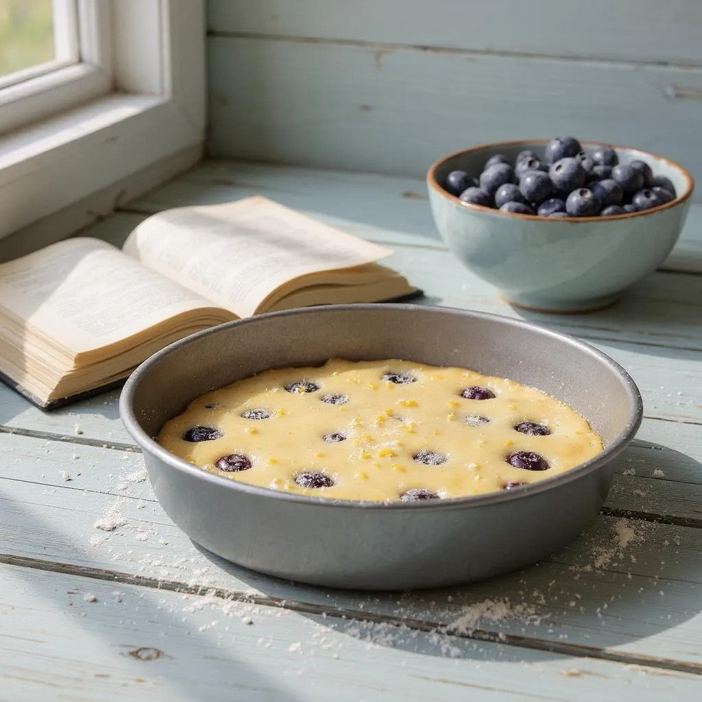 Non-Stick Round Cake Tin, Deep 18cm (2 piece) - Premium Kitchen from Chabrias Ltd - Just £9.99! Shop now at Chabrias Ltd
