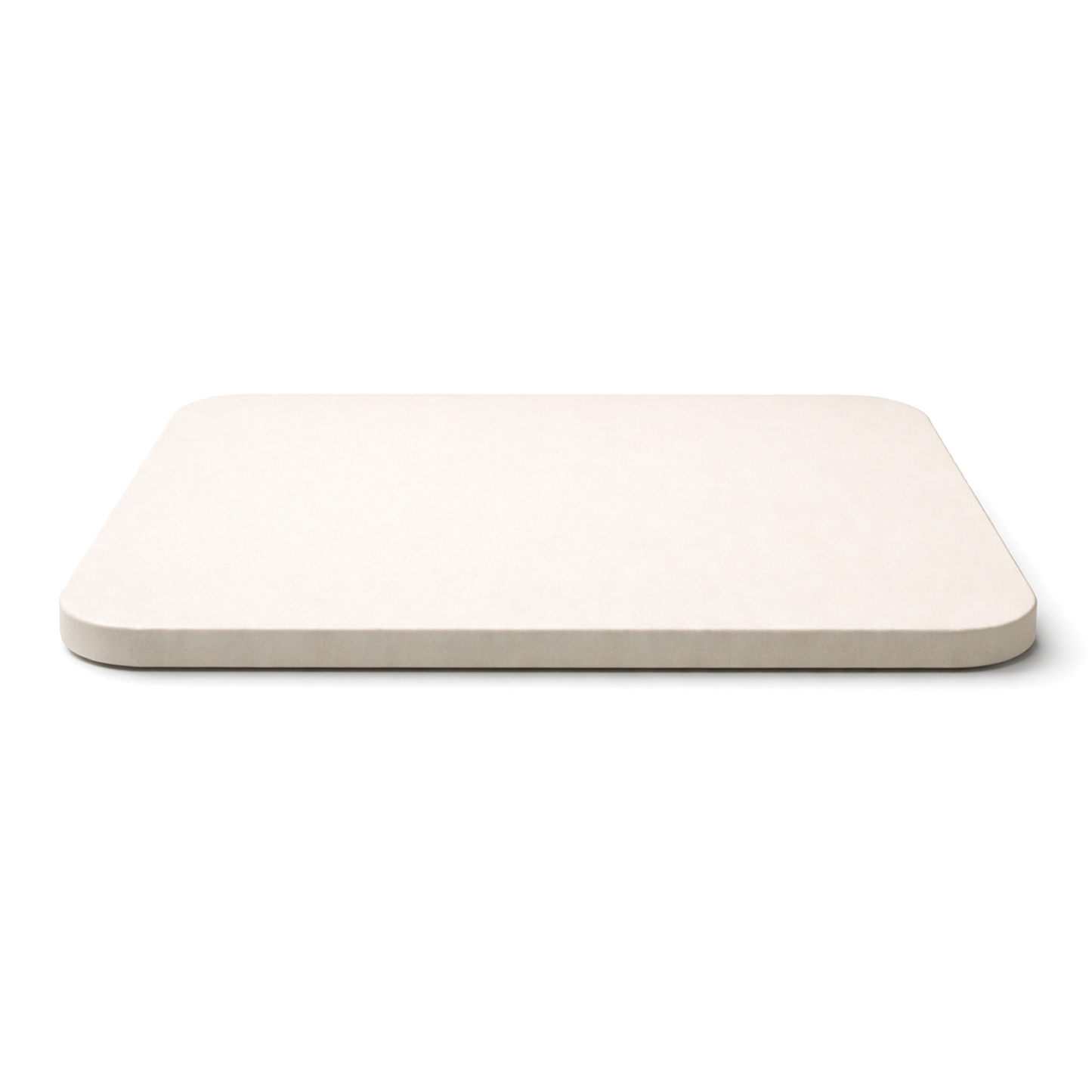 Heavy duty 10mm thick rectangular cordierite pizza stone for even heat baking