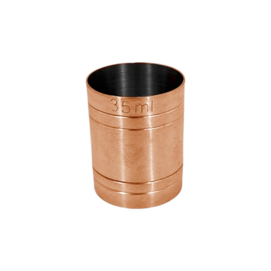 Copper Plated, Stainless Steel Thimble Measure (35ml) - Premium Kitchen from Chabrias Ltd - Just £5.49! Shop now at Chabrias Ltd