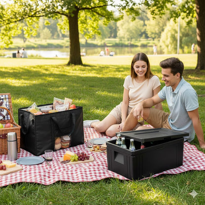 Insulated Thermal Box 45L EPP  & 79L Thermal Food Delivery Bag - 40°C to 120°C - Premium Food Storage Boxes from Chabrias Ltd - Just £41.99! Shop now at Chabrias Ltd