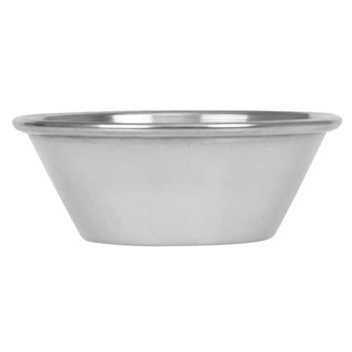 12 Pack Stainless Steel Condiment Sauce Ramekin Cups - 2.5 oz - Perfect for Dipping and Portion Control - Premium Kitchen from Chabrias - Just £10.99! Shop now at Chabrias Ltd