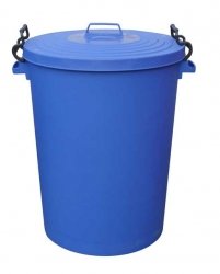 Chabrias Ltd 110 Litre Blue Clip Bin Dustbin Recycling Bin Waste Bin - Premium Home from Chabrias Ltd - Just £39.99! Shop now at Chabrias Ltd