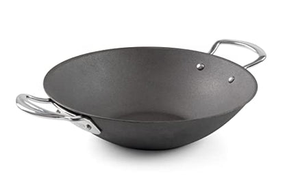 Carbon Steel Frying Pan with Handle - Premium Kitchen from Samuel Groves - Just £34.99! Shop now at Chabrias Ltd