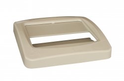 Beige Recycling Bin WIth Bag Pull, 87L