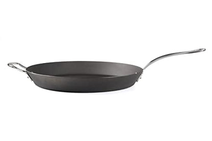 Carbon Steel Frying Pan with Handle - Premium Kitchen from Samuel Groves - Just £34.99! Shop now at Chabrias Ltd