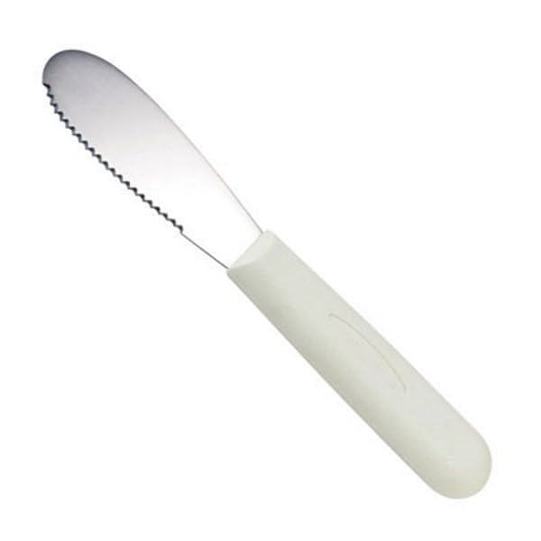 Chabrias Ltd 2-in-1 Sandwich Knife and Spreader - Stainless Steel, Wide Edge, Kitchen Utensil for Butter/Cheese/Cream. Solid Grip, Professional Quality - Premium Kitchen from Chabrias Ltd - Just £4.99! Shop now at Chabrias Ltd