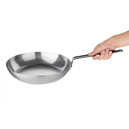 Vogue GD006 Silver Iron Fry Pan 12In Frying Kitchen Cookware Induction Heavy Duty - Premium BISS from Chabrias - Just £14.99! Shop now at Chabrias Ltd