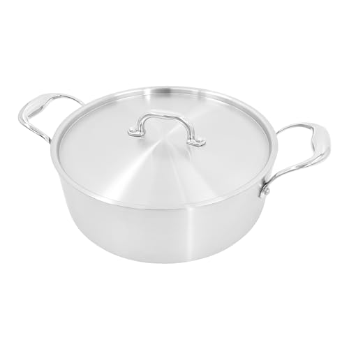 Chabrias Ltd Stainless Steel Chef Pan 10"/26cm Frying Pan Non Stick Cooking Pan Tri-Ply Compatible with All Heat Sources Inc Induction PFOA-Free British Made - Premium Kitchen from Chabrias - Just £29.99! Shop now at Chabrias Ltd