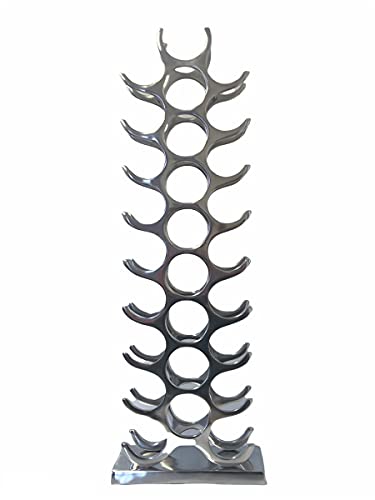 27 BOTTLE WINE RACK SOLID METAL