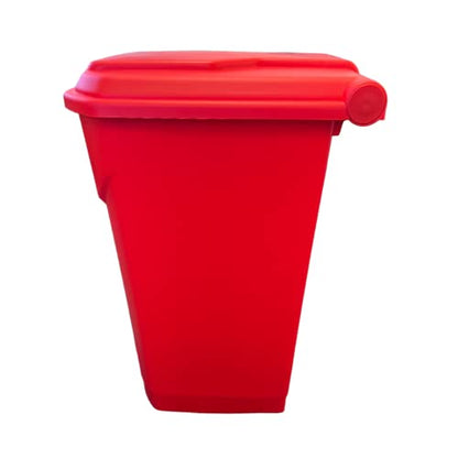 45 Litre Medical Clinical School Kitchen Garbage Trash Recycling Waste Hygienic Foot Pedal Plastic Bin - Premium BISS from Chabrias - Just £33.99! Shop now at Chabrias Ltd