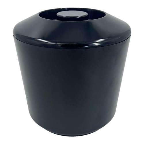 Chabrias Ltd Round Plastic Ice Bucket With Lid Double Walled Insulation for Bar Pub Man Cave Ice Cooler 4 Litres UK Made - Premium Furniture from Chabrias Ltd - Just £13.99! Shop now at Chabrias Ltd