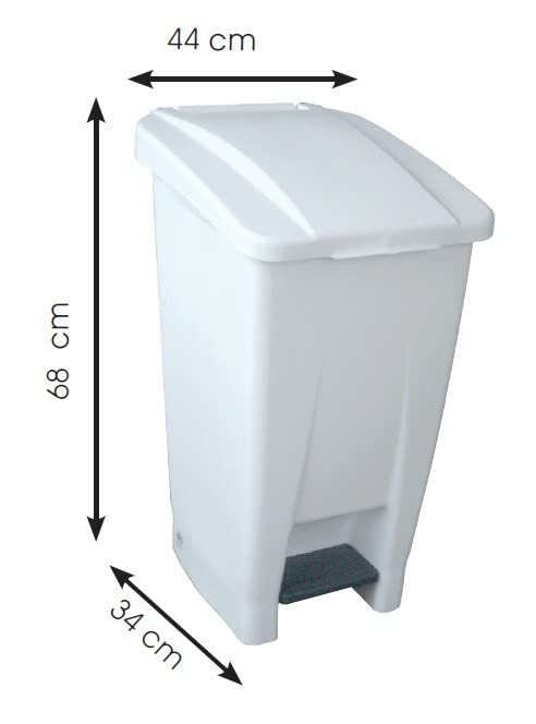 Plastic Bin with Lid, 60L