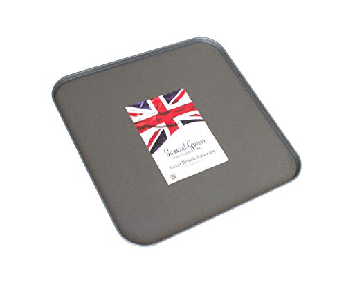 2X 31cm Square Oven Baking Tray, Superior Double Coated Non Stick, Made in England