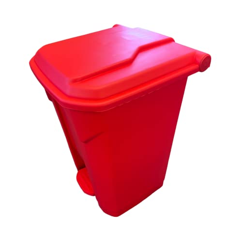 45 Litre Medical Clinical School Kitchen Garbage Trash Recycling Waste Hygienic Foot Pedal Plastic Bin - Premium BISS from Chabrias - Just £33.99! Shop now at Chabrias Ltd