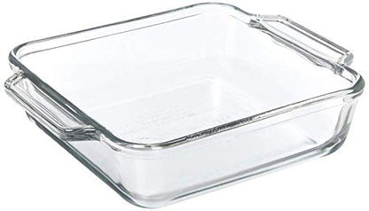 Anchor Hocking 8" 2 Litre Glass Square Cake Pan by Chabrias LTD