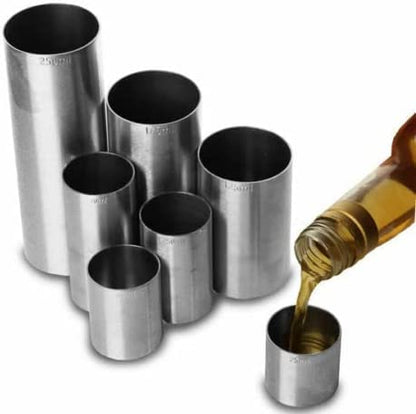 Stainless Steel Copper Thimble Bar Pub Club Spirit Measure CE Marked Chabrias Ltd (25ml, Stainless Steel) - Premium Grocery from Chabrias Ltd - Just £4.99! Shop now at Chabrias Ltd