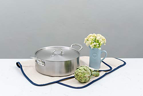 Stainless Steel Saute Pan, With Side Handles, 26cm