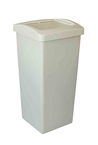 Beige Recycling Bin WIth Bag Pull, 87L