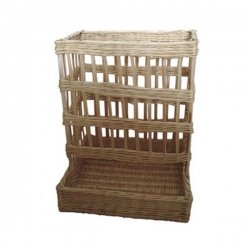 Bread Wicker Food Dispenser Display basket by Chabrias Ltd - Premium Home from Chabrias Ltd - Just £19.99! Shop now at Chabrias Ltd