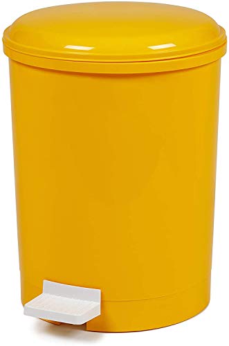 12 Litre 6 Pack Yellow Medical Clinical Recycling Commercial, Home, School Utility Waste Trash Pedal Bin - Premium BISS from Chabrias - Just £129.99! Shop now at Chabrias Ltd