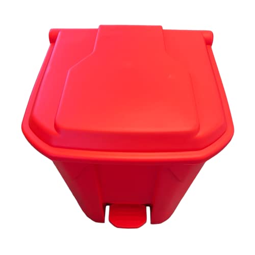 45 Litre Medical Clinical School Kitchen Garbage Trash Recycling Waste Hygienic Foot Pedal Plastic Bin - Premium BISS from Chabrias - Just £33.99! Shop now at Chabrias Ltd