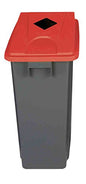 Plastic Bottle Waste Bin 60 Litre Red Lid By Chabrias LTD - Premium BISS from Chabrias - Just £43.99! Shop now at Chabrias Ltd