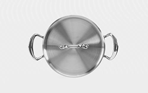 Stainless Steel Saute Pan, With Side Handles, 26cm