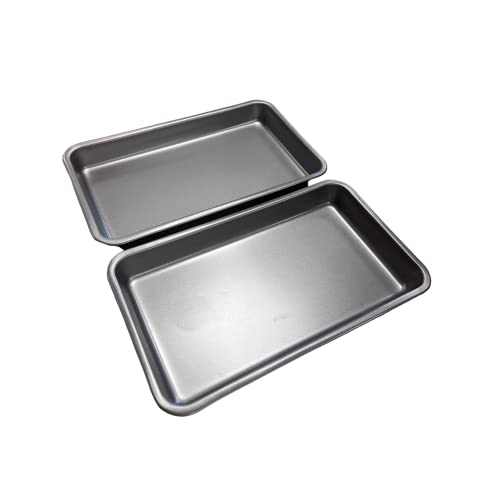 2X 33cm British Non-Stick Baking Roasting Trays