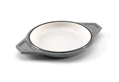 Samuel Groves - Enamelled Cast Iron Round Casserole Dish With Lid 16.5cm By Chabrias LTD - Premium Kitchen from Chabrias Ltd - Just £44.13! Shop now at Chabrias Ltd