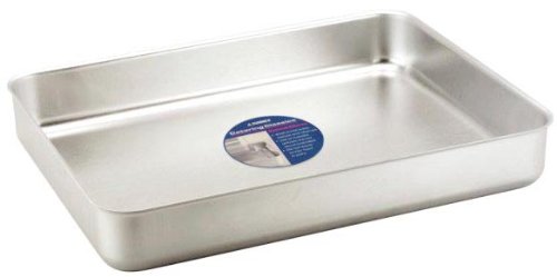 Deep Roasting Baking Tray Aluminium Bakeware Hob to Oven 37 x 27 x 7cm - Premium Home from Chabrias - Just £12.49! Shop now at Chabrias Ltd